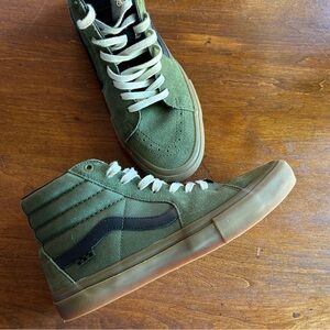 Vans Green Sk8 Hi Gum Sole 10.5